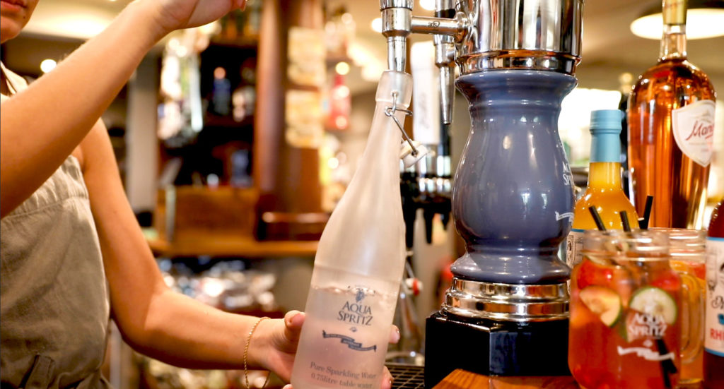 Pub group cuts 10,000 water bottles with Mr Fitz Aqua Spritz