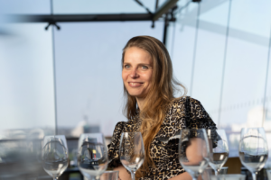 Andrea Zick discussing low-carbon menu transformation